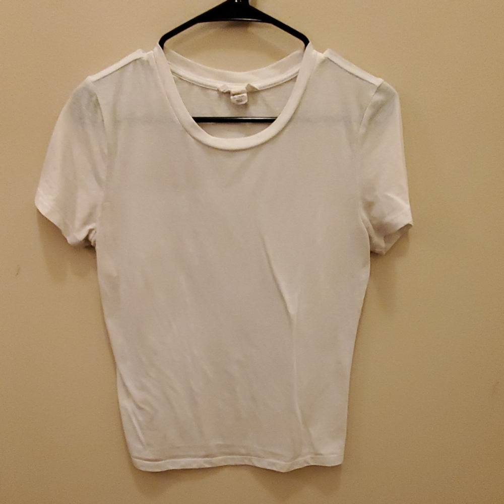 White Crew Neck T-shirt